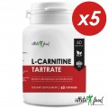 Atletic Food 100% Pure L-Carnitine Tartrate 600 mg - 300 капсул (5 шт по 60 капс)